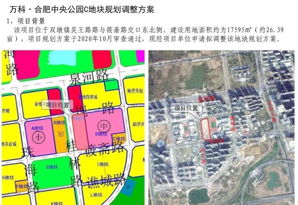 长丰北城4宗地块规划调整涉及商业邻里中心