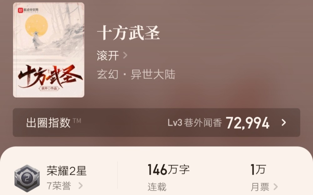 玄幻畅销榜前三甲,爱潜水的乌贼独占二席,滚开《十方武圣》逆袭