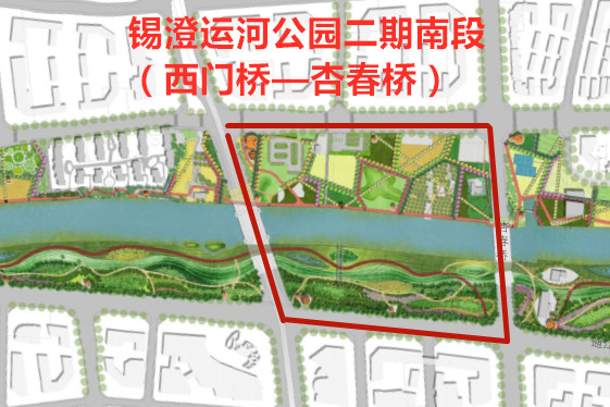 江阴新建一城市公园,占地面积达151.6公顷,二期已开始