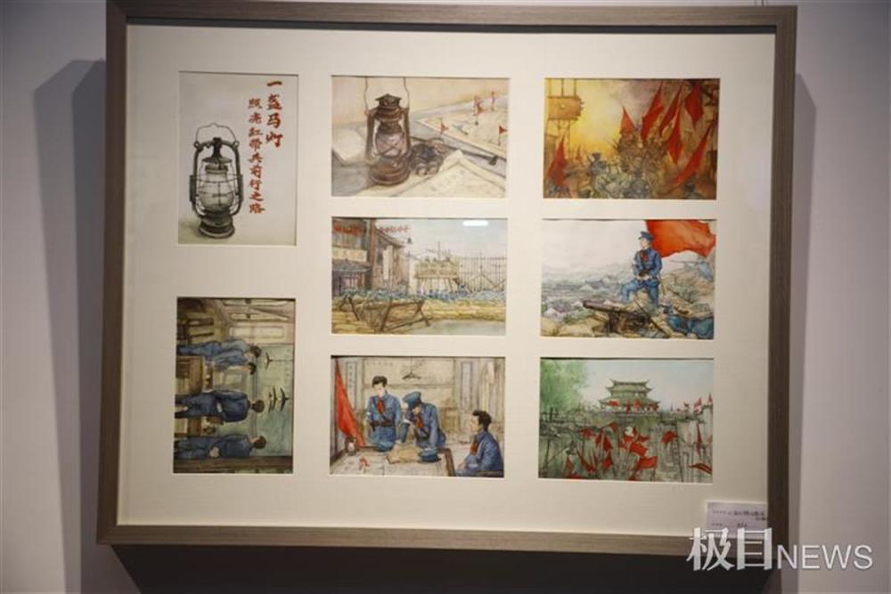 以美为媒,以画言说,华师学子以水彩连环画"画说"党史百年辉煌