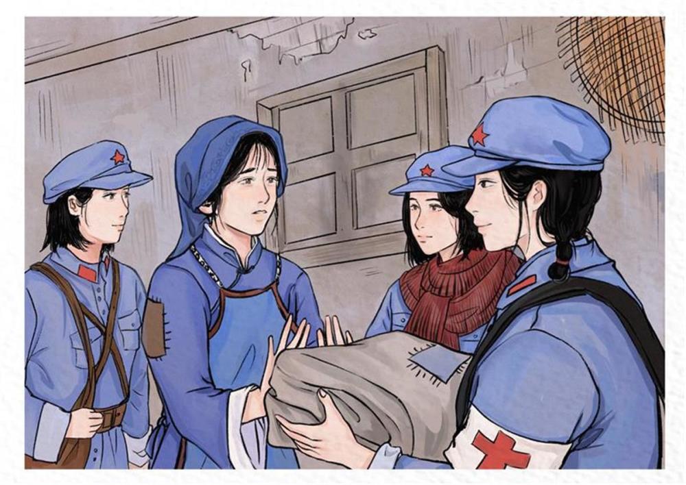 以美为媒,以画言说,华师学子以水彩连环画"画说"党史百年辉煌