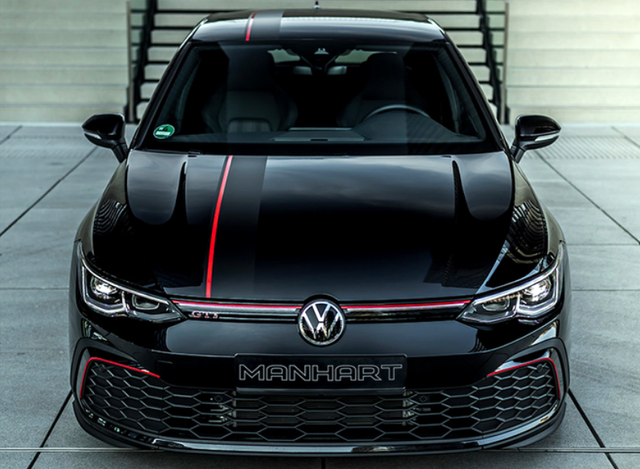 大众高尔夫gti"改装版"实拍!劳斯莱斯星空顶,运动感更强
