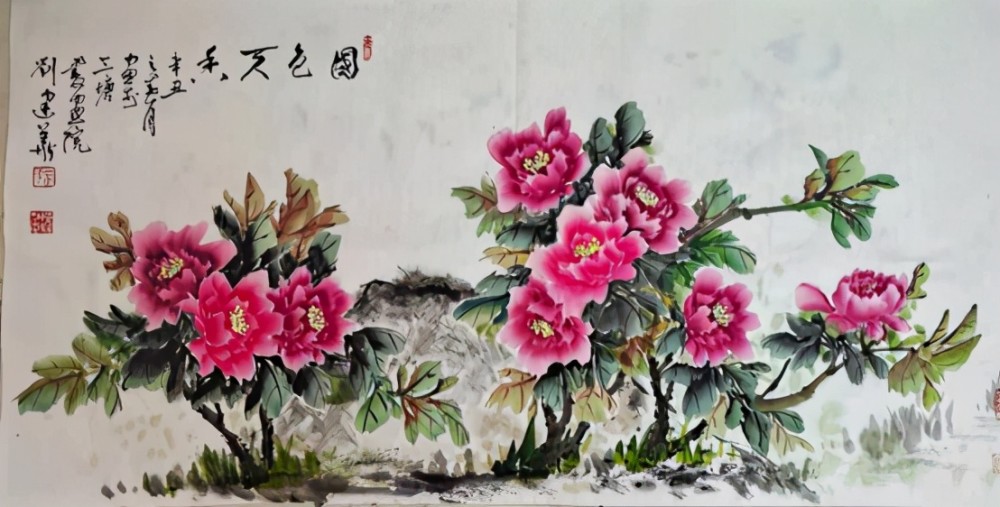 雍容华贵 国色天香—著名画家刘建华作品赏析