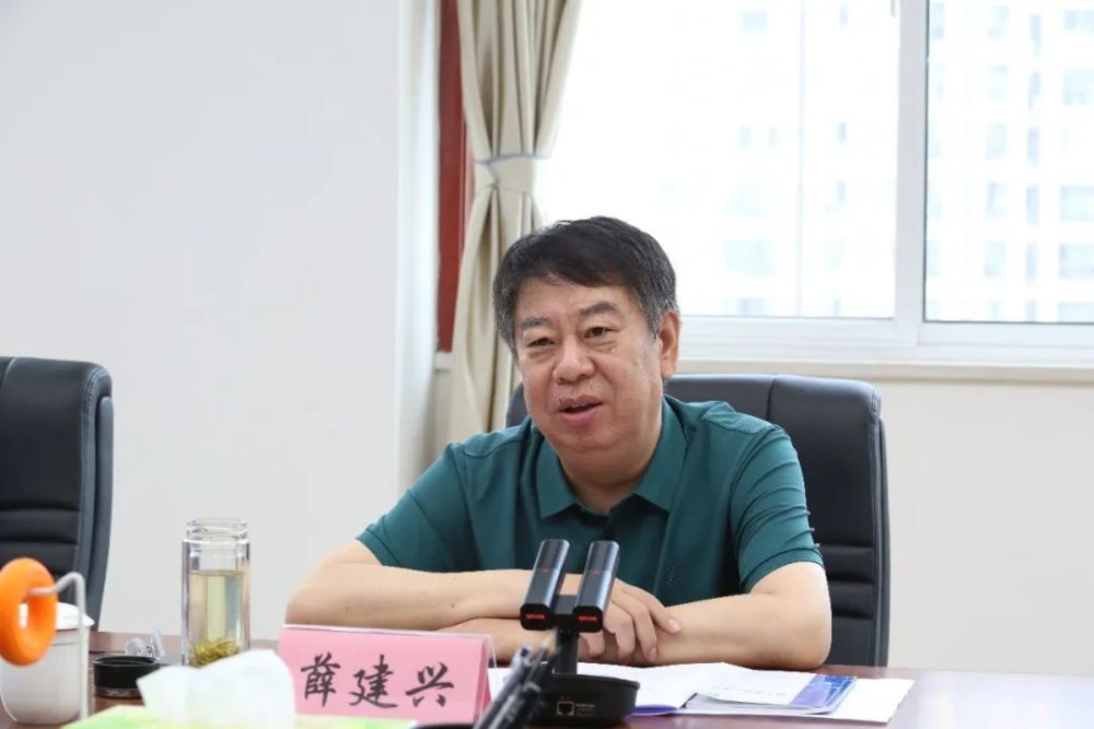 省自然资源厅厅长薛建兴一行来安调研督导