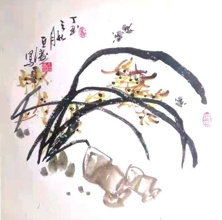 著名画家白涛艺术作品