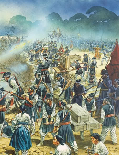 明治维新之前,日本就曾两次想要入侵中国,第一次让人笑掉大牙