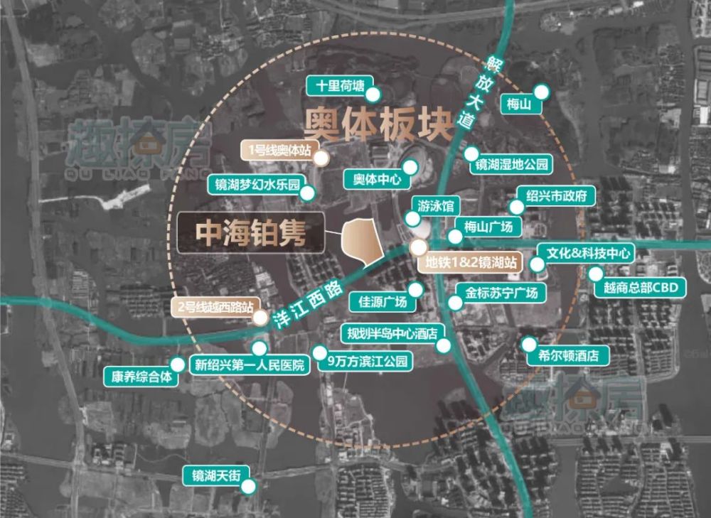 而即将亮相的奥体新盘—中海铂隽,距离镜湖站地铁口仅有500米.
