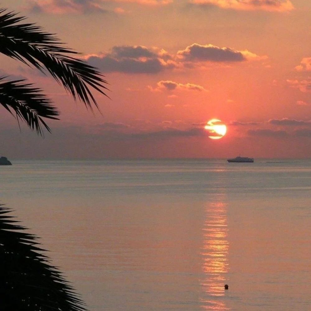 夕阳背景图/ins背景图 落日的颜色是温柔