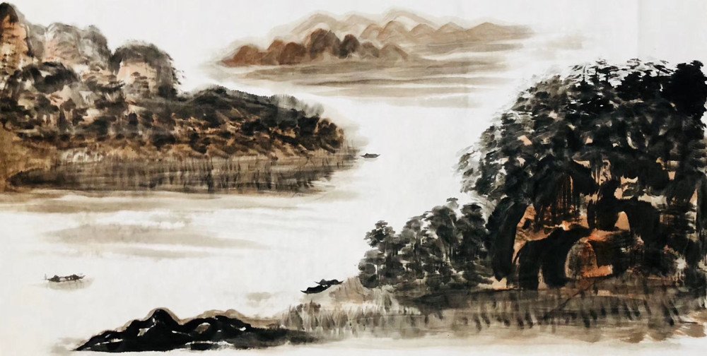 著名国画家,画牛大家,指墨画艺术大家朱祖国作品