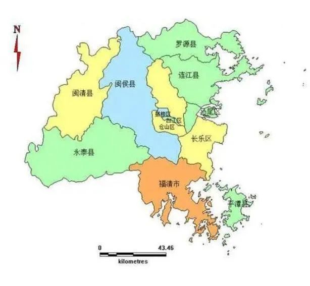 9万人;连江县63.9万人;台江区41.1万人;马尾区29万人;永泰28.