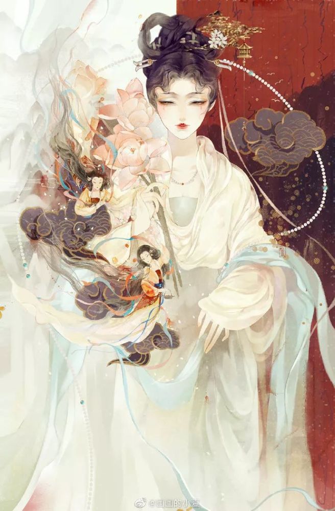 惊艳她用画笔复活诗词里的古风美人让人一眼万年张张都能做壁纸