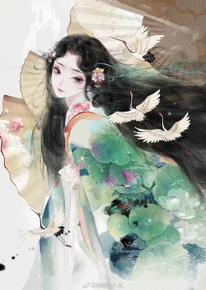 惊艳她用画笔复活诗词里的古风美人让人一眼万年张张都能做壁纸