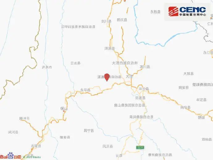 大理州漾濞县发生地震,最高震级6.4级,多地震感明显