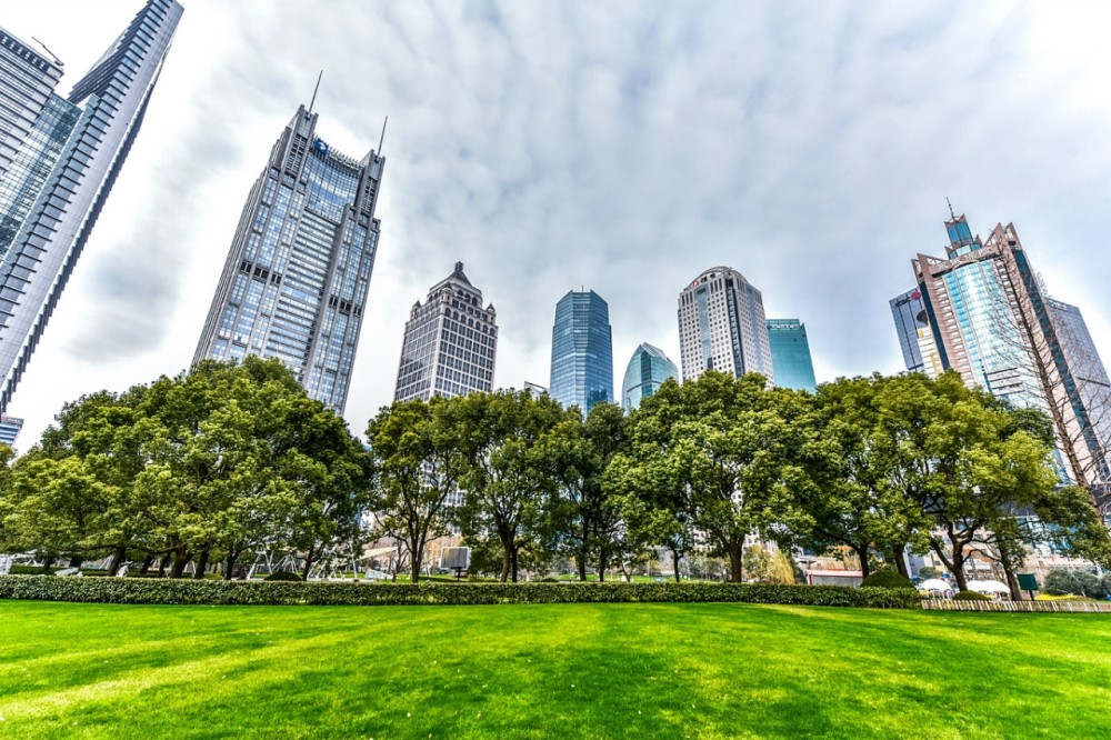 陆家嘴绿地:上海昂贵的城市公园!上海是我国金融中心