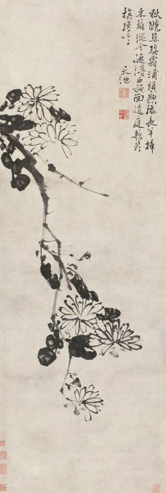 中国泼墨大写意花鸟画的创始人——徐渭,国画大师们的