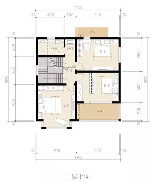 小开间农村自建房来了,5款开间10米的农村别墅户型,好看又实用