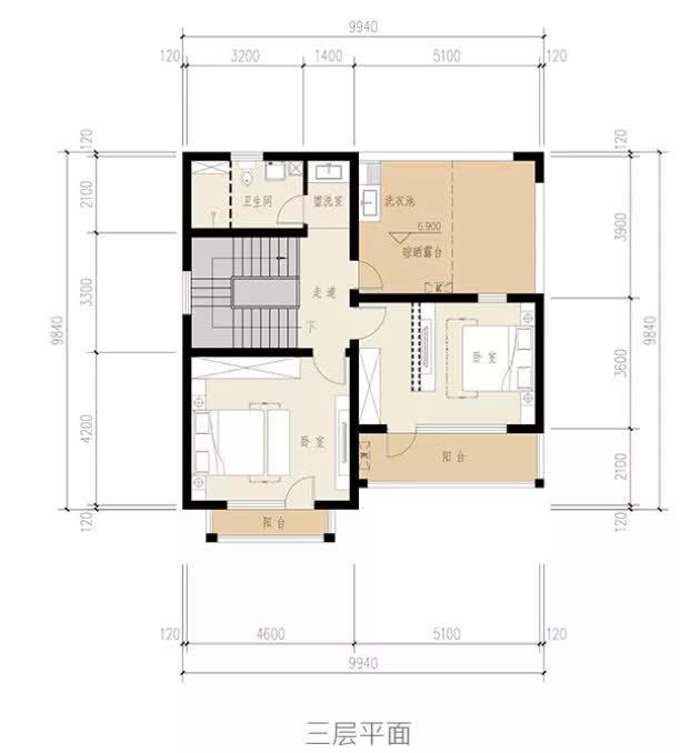小开间农村自建房来了,5款开间10米的农村别墅户型,好看又实用