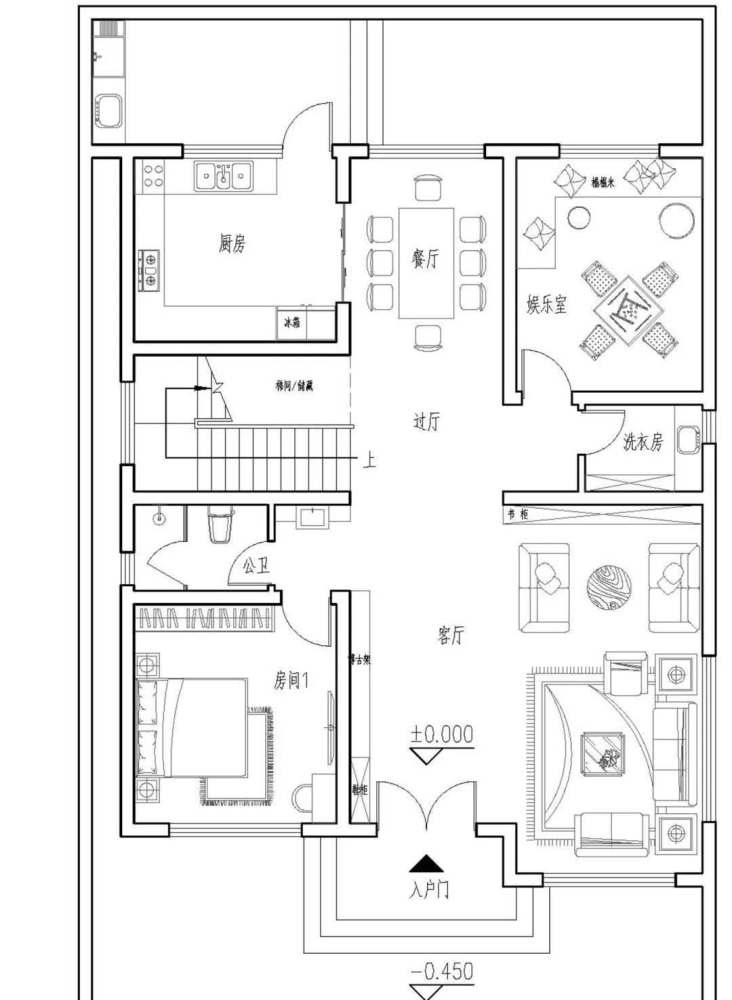 小开间农村自建房来了,5款开间10米的农村别墅户型,好看又实用