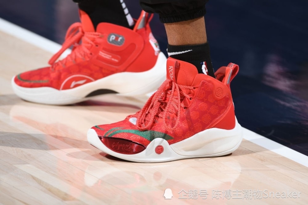 c·j·麦科勒姆上脚: li-ning cj1 波特兰玫瑰之城配色不错, 就是看