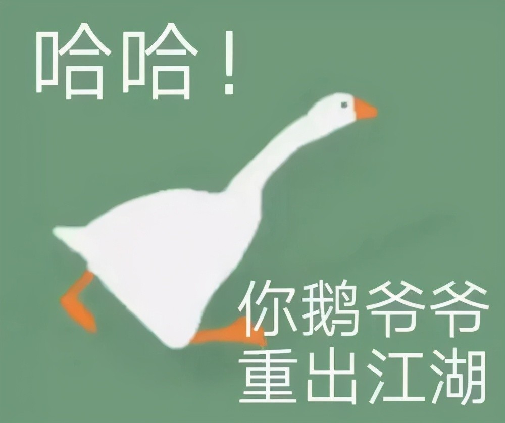 暴躁大鹅表情包在线怼人!这波你学废了没?