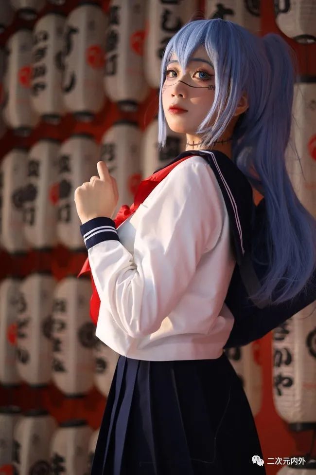 cos正片～《咒术回战》真人jk私影～一番街赛高!