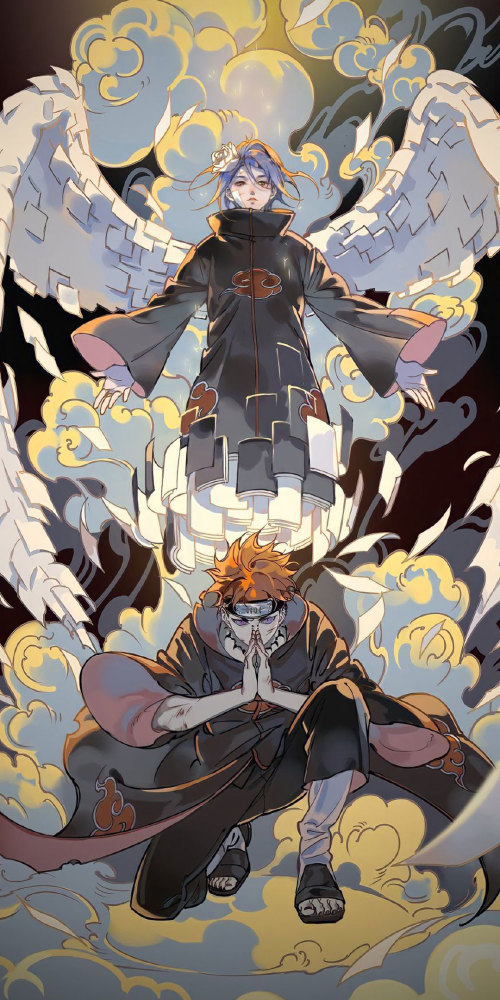 动漫壁纸:火影忍者带土六道模式手机壁纸,创造一个有你的世界