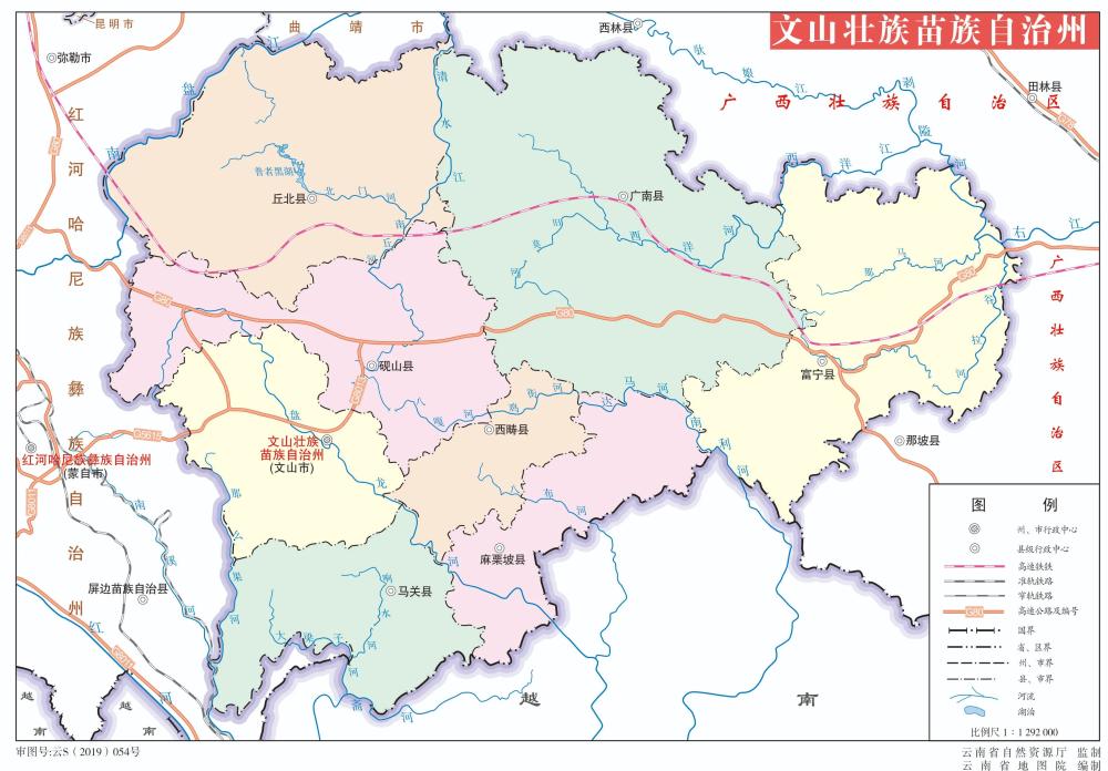 云南省有哪些县不通铁路附云南省最新标准地图