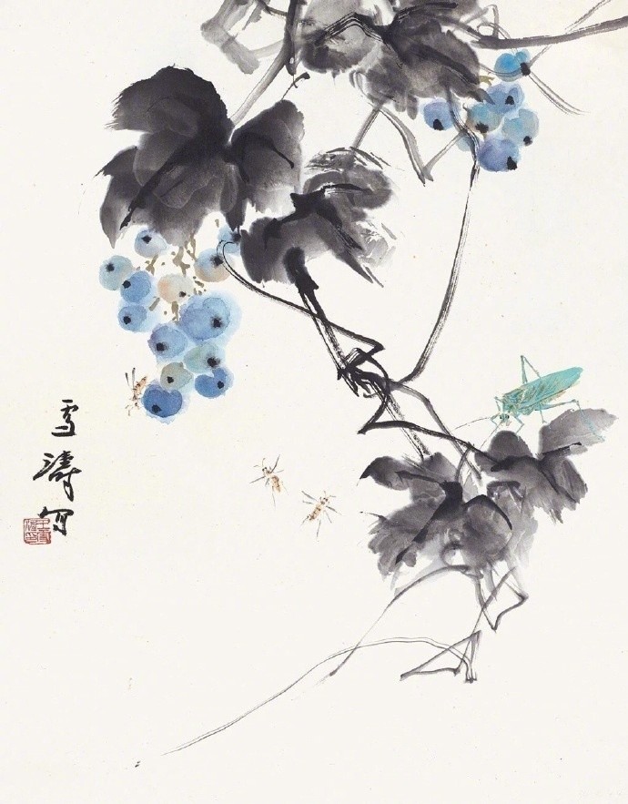 中国画王雪涛花鸟