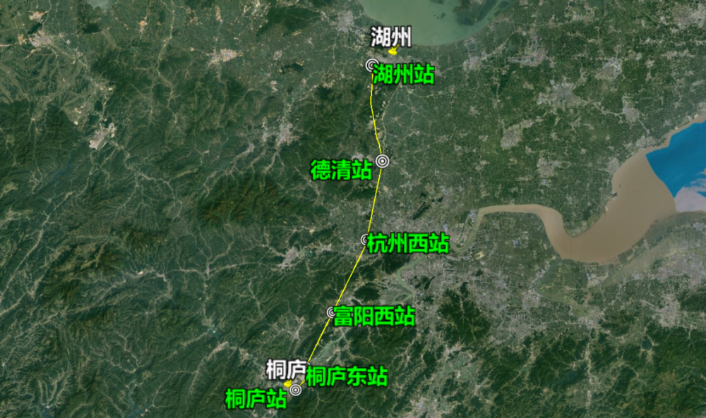 祝贺浙江人揭秘湖杭湖州杭州高铁站点位置与线路走向