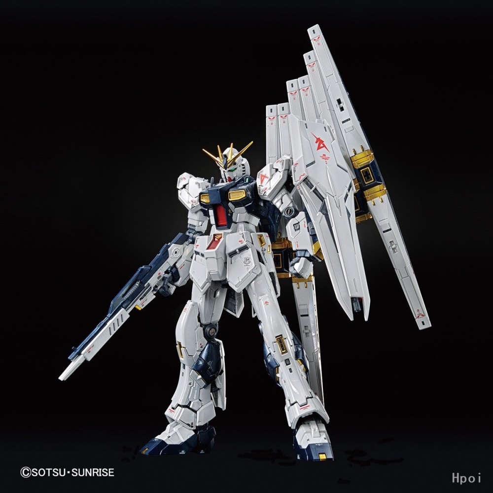 rg 机动战士高达:逆袭的夏亚 rx-93 nu高达【钛金质感