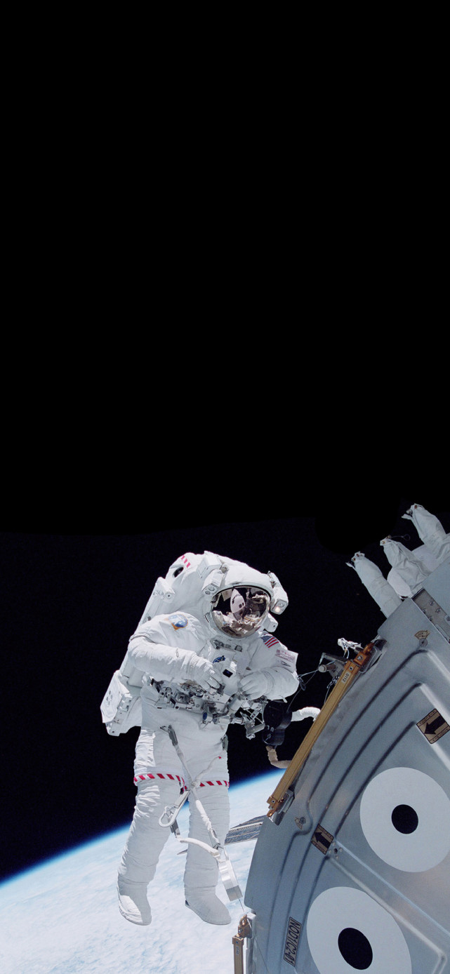 太空人壁纸,宇宙星河是我一个人的浪漫