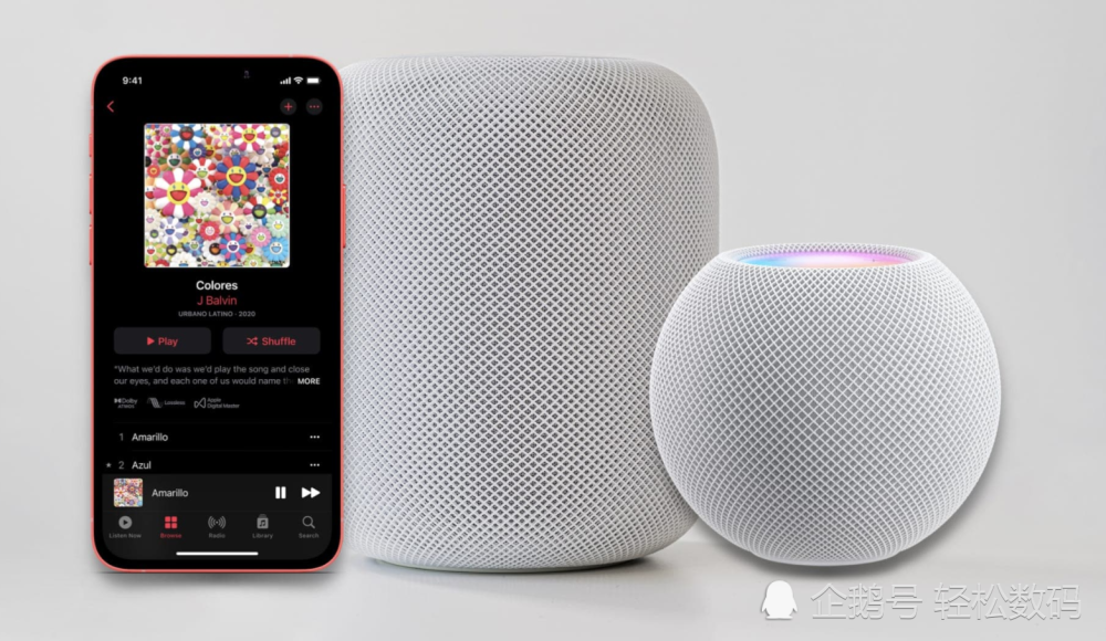 homepod 和 homepod mini;并开发出了苹果自己的