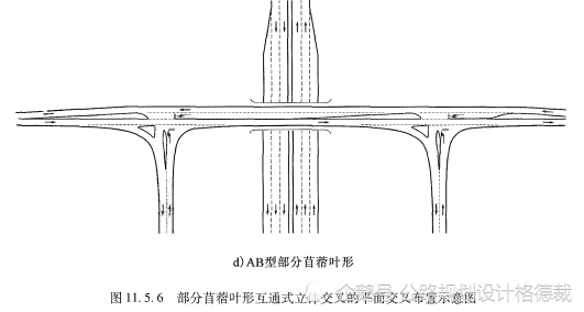 (4)苜蓿叶互通