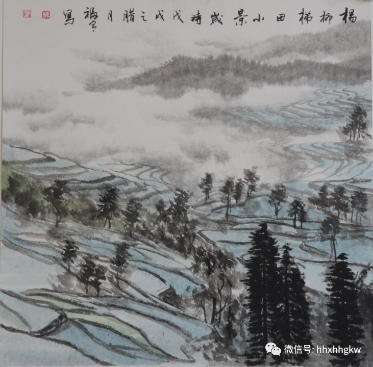 水墨丹青描绘成的红河县,怎么可以这么美!