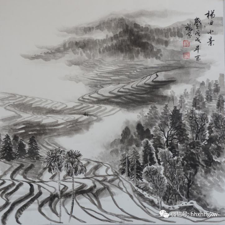 水墨丹青描绘成的红河县怎么可以这么美