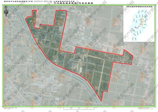 本片区位于宿州市东部,涉及金海街道金江社区,城东街道十里社区,沱河