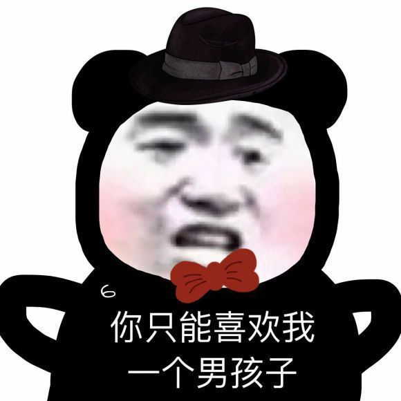 表情包:你只能喜欢我一个男孩子
