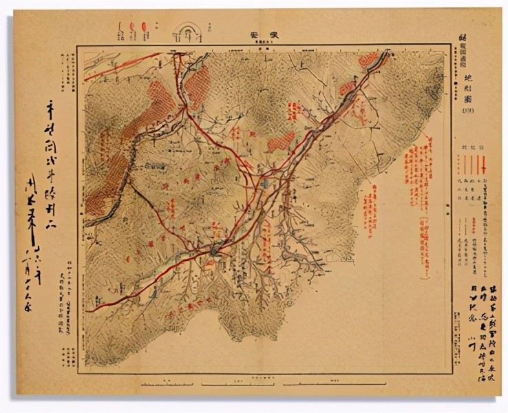 日军绘制的中国军事地图