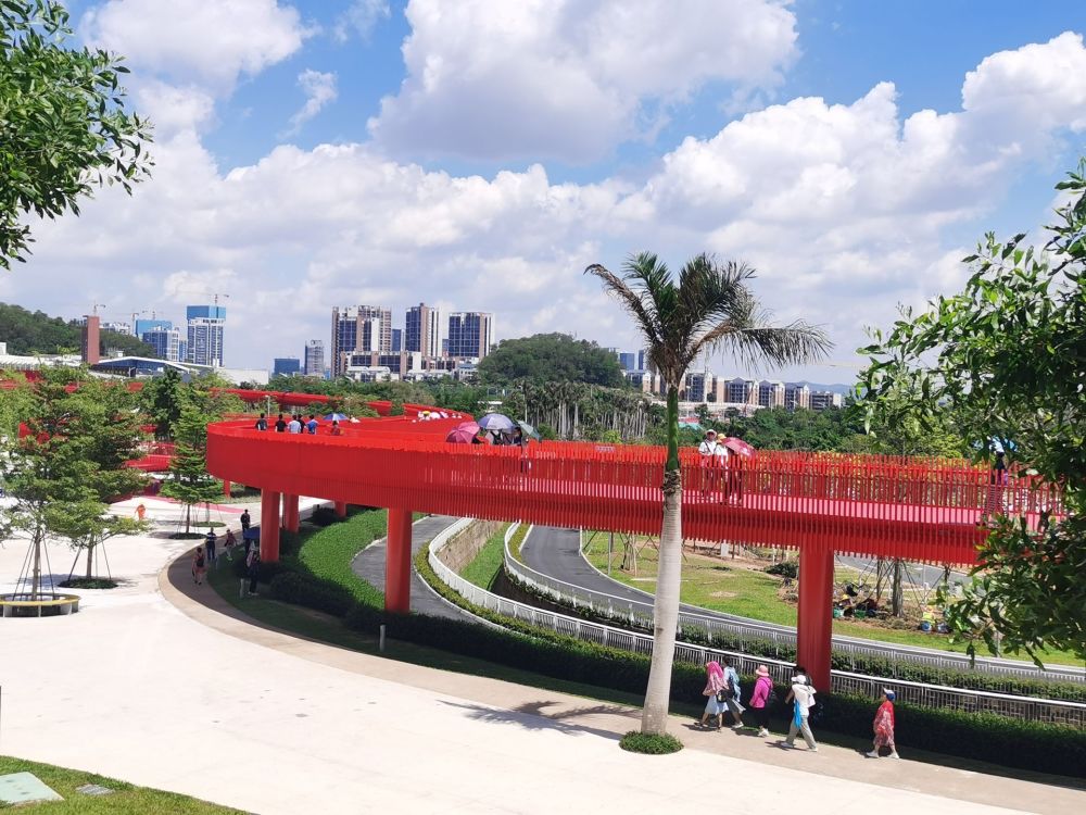 深圳光明不只有乳鸽,还有一座很有特色的网红公园——红桥公园