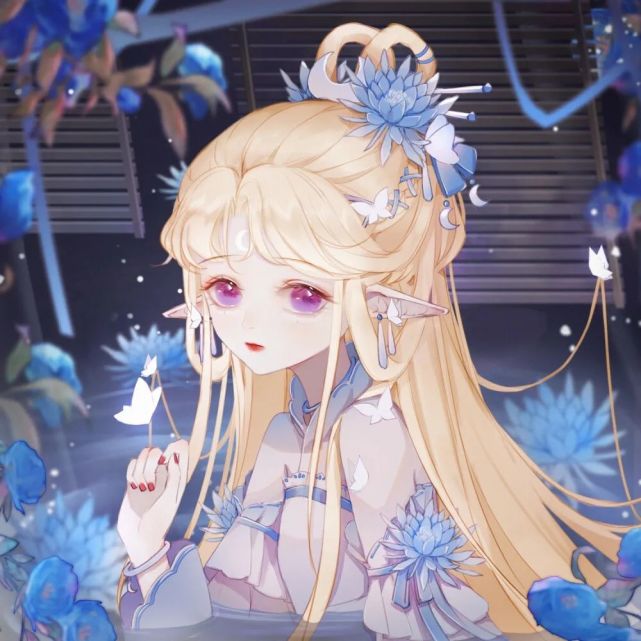 仙气古风动漫女生头像|往心里装一片大海和花海,再多