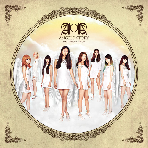 kpop韩国女团aoa的专辑封面图