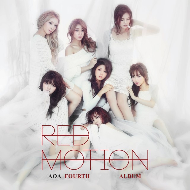 k-pop:韩国女团aoa的专辑封面图