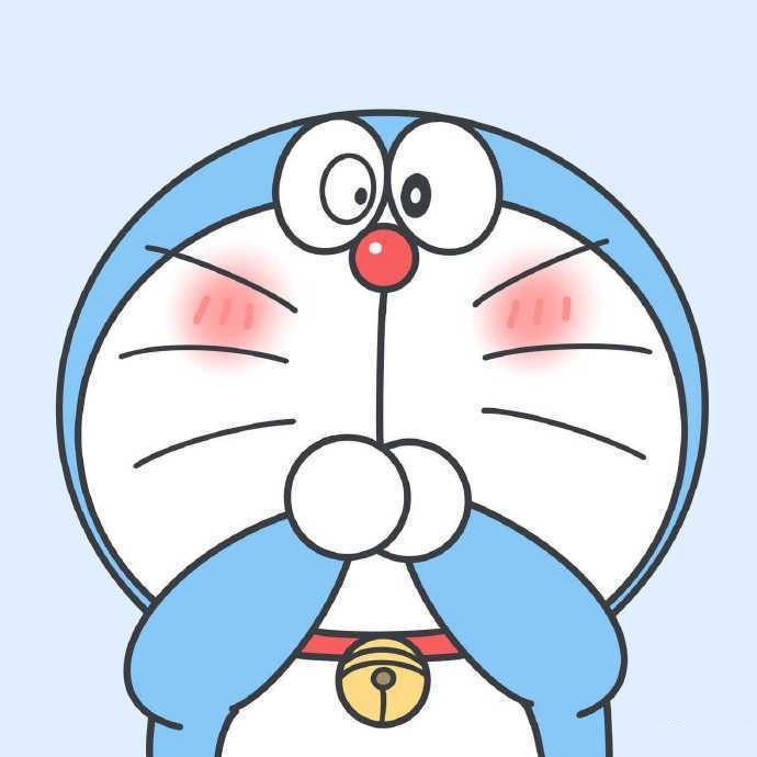 一组可爱的蓝胖子表情包