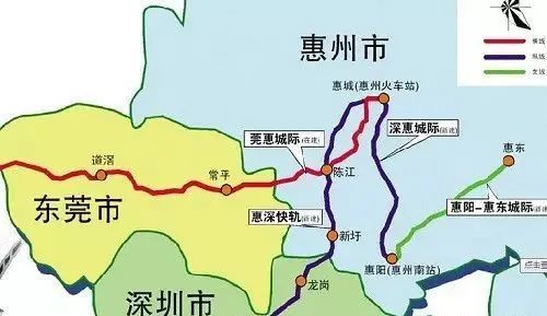 乘坐深惠城轨,30分钟从平湖到南山.