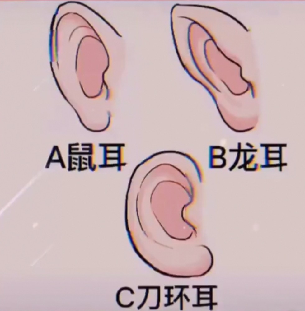 心理测试:你的耳朵是哪种形状,测出你是哪种人格的人?真的很准哦