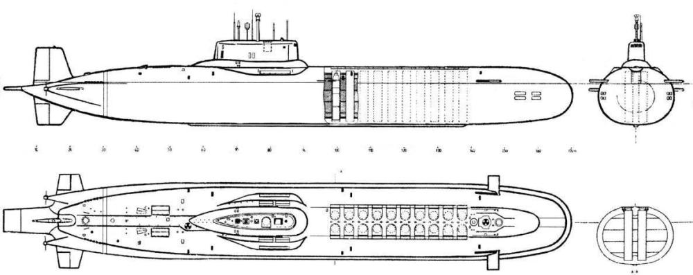 深海巨兽,重达46000吨的俄罗斯台风级核潜艇