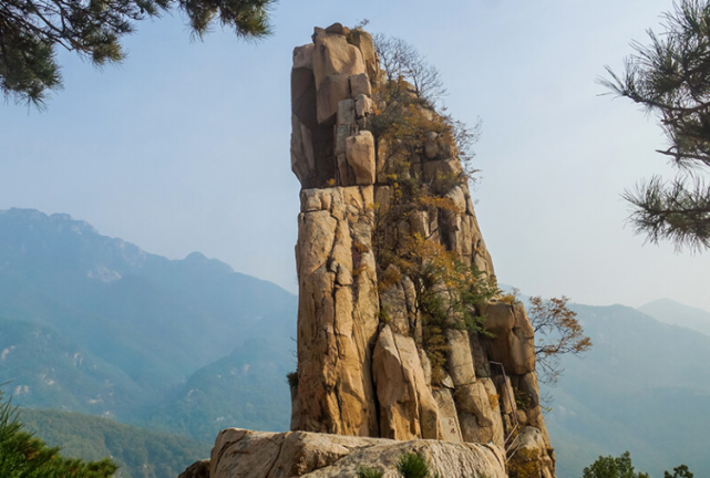 山东景点推荐,泰山扇子崖#低音号旅游