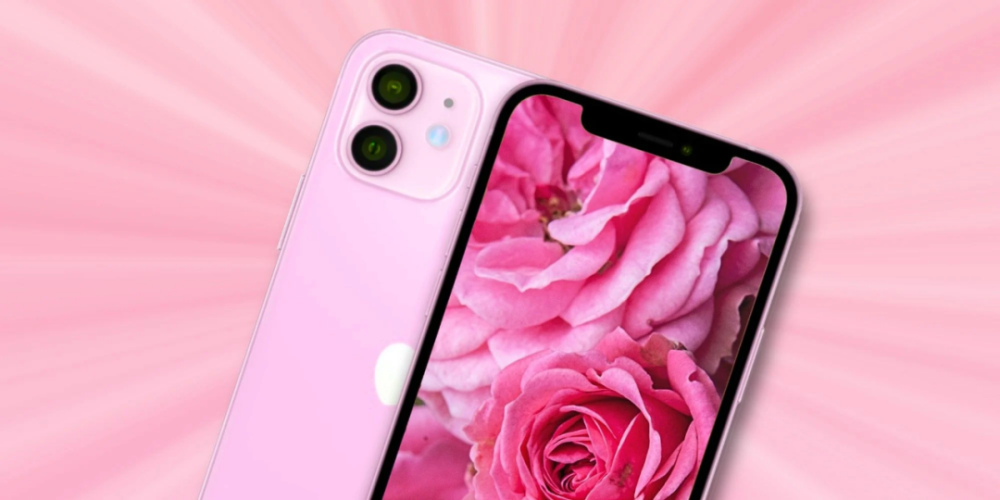 13 系列的渲染图 其中显示该系列将会配备一款名为 rose pink(玫瑰粉)