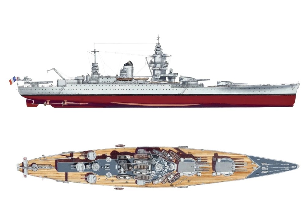曾经的海军强国,一战和二战时期的法国战列舰