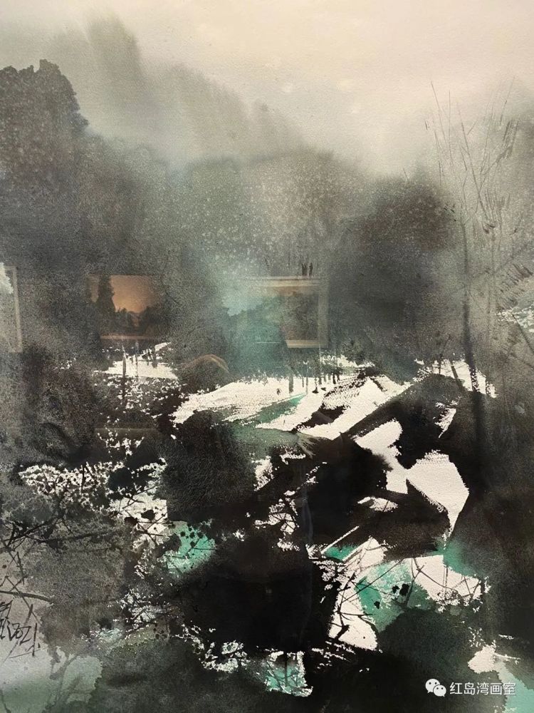 带你去看中国知名水彩画家作品展览水彩画与新时代